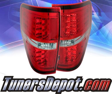 KS® LED Tail Lights (Red/Clear) - 09-14 Ford F-150 F150