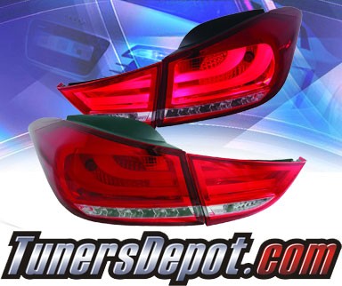 KS® LED Tail Lights (Red/Clear) - 11-13 Hyundai Elantra