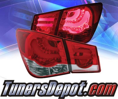 KS® LED Tail Lights (Red/Clear) - 11-15 Chevy Cruze
