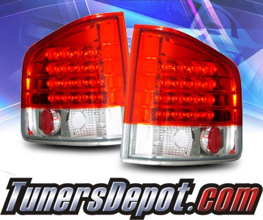 KS® LED Tail Lights (Red/Clear) - 94-04 Chevy S-10 S10