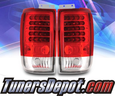 KS® LED Tail Lights (Red/Clear) - 97-02 Ford Expedition
