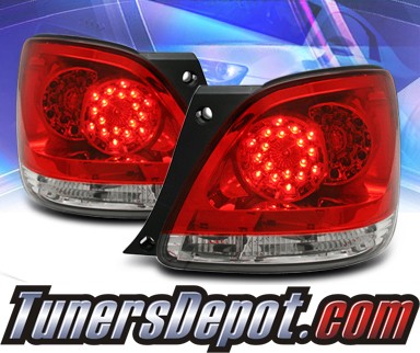 KS® LED Tail Lights (Red/Clear) - 98-05 Lexus GS430