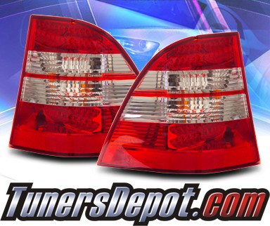 KS® LED Tail Lights (Red/Clear) - 98-05 Mercedes-Benz ML320 W163