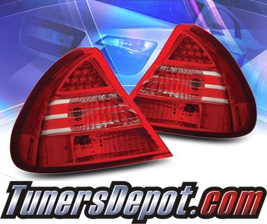 KS® LED Tail Lights (Red/Clear) - 99-02 Mitsubishi Mirage