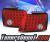 KS® LED Tail Lights (Red/Clear) - 99-04 Ford Mustang