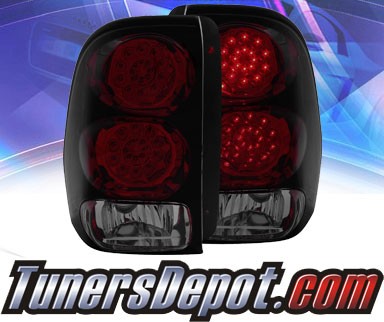 KS® LED Tail Lights (Red/Smoke) - 02-09 Chevy TrailBlazer