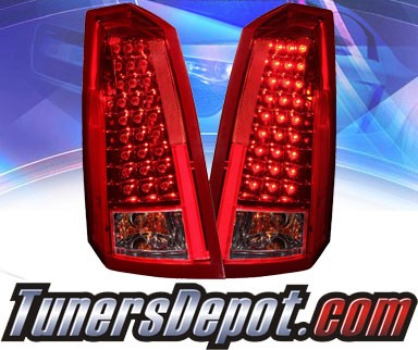 KS® LED Tail Lights (Red/Smoke) - 03-07 Cadillac CTS