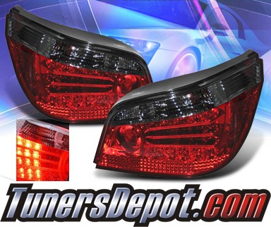 KS® LED Tail Lights (Red/Smoke) - 04-07 BMW 545i E60 Sedan
