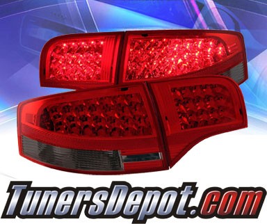 KS® LED Tail Lights (Red/Smoke) - 05-08 Audi A4