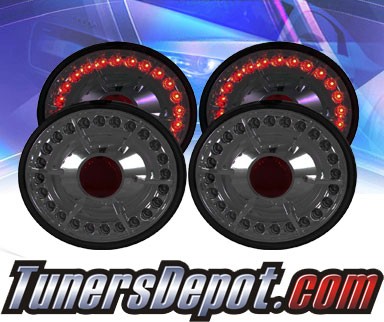KS® LED Tail Lights (Smoke) - 05-07 Chevy Corvette (Incl. Z06)