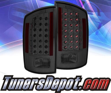 KS® LED Tail Lights (Smoke) - 07-09 Dodge Ram Pickup 2500/3500