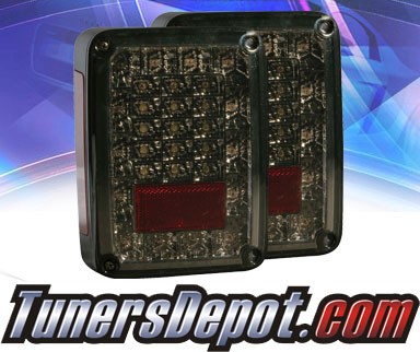 KS® LED Tail Lights (Smoke) - 07-13 Jeep Wrangler