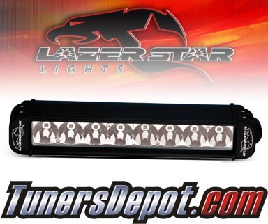 Lazer Star® Atlantis 10&quto; Single Row Light Bar (White) - 8 LED Spot Light (3w)