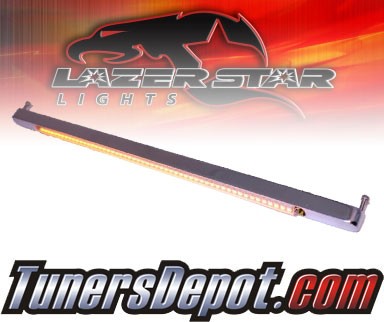 Lazer Star® Billet Aluminum Case LED Light Bar - 12&quto; Back Mount (Amber)