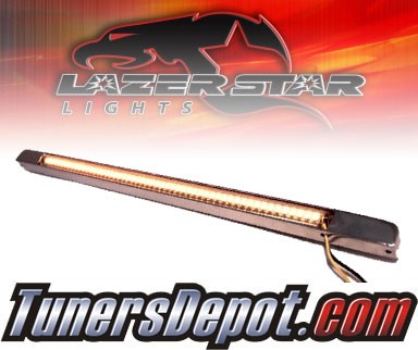 Lazer Star® Billet Aluminum Case LED Light Bar - 12&quto; Bottom Mount (Amber)