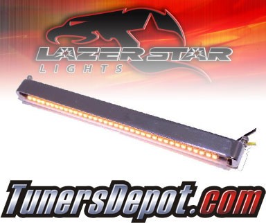 Lazer Star® Billet Aluminum Case LED Light Bar - 7&quto; Back Mount (Amber)