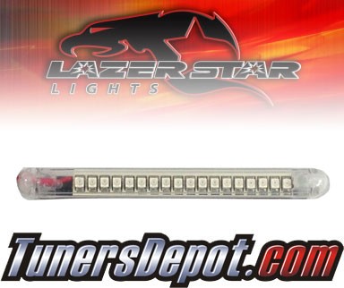 Lazer Star® Clear Flexable LED Light Strip - 3&quto; (Red)