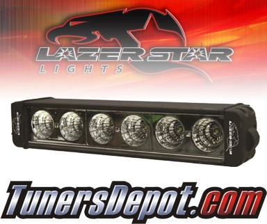 Lazer Star® Discovery 12&quto; Single Row Light Bar - 6 LED Flood Light (10w)