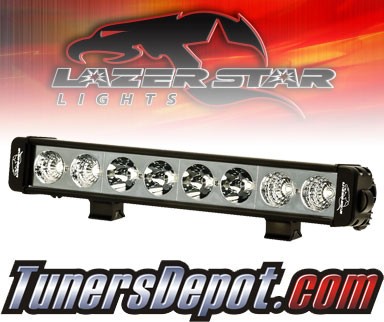Lazer Star® Discovery 16&quto; Single Row Light Bar - 8 LED Spot/Flood Light (10w)