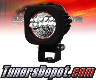 Lazer Star® Discovery 2.5&quto; Utility Light (Black) - Single LED Flood Light (10w)