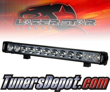 Lazer Star® Discovery 24&quto; Single Row Light Bar - 12 LED Spot/Flood Light (10w)