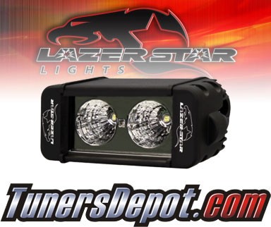 Lazer Star® Discovery 6&quto; Single Row Light Bar - Dual LED Flood Light (10w)