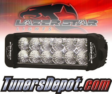 Lazer Star® Endeavor 8&quto; Dual Row Light Bar - 12 LED Flood Light (3w)
