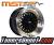 MST Wheels MT13 (Set of 4) - Universal 15x8.0 Black w/Machined Lip Gold Rivets (4x100/4x108, ET+20)