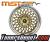MST Wheels MT16 (Set of 4) - Universal 17x9.0 Gold w/Machined Lip (5x114.3, ET+20)