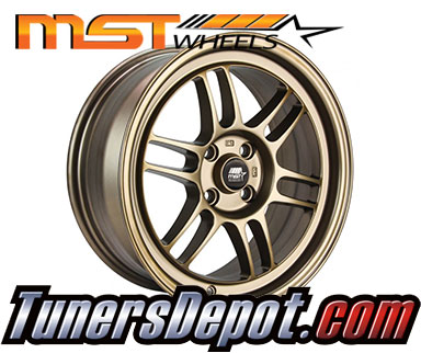MST Wheels Suzuka (Set of 4) - Universal 16x7.0 Matte Bronze (4x100/4x114.3, ET+25)