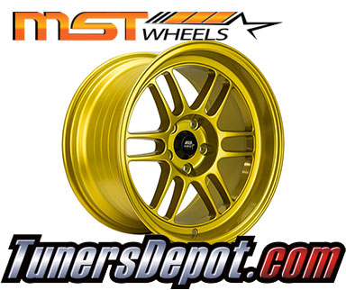 MST Wheels Suzuka (Set of 4) - Universal 18x9.5 Candy Gold Pearl (5x114.3, ET+12)
