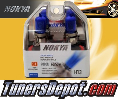 NOKYA® Arctic White Bulbs - Universal H13 (Stage 1) (60/65W)