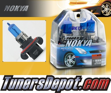NOKYA® Arctic White Headlight Bulbs - 2013 Chevy Spark (H13/9008)