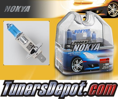 NOKYA® Arctic White Headlight Bulbs (Low Beam) - 00-06 Jaguar XKR w/ Replaceable Halogen Bulbs (H1)