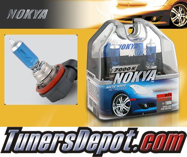 NOKYA® Arctic White Headlight Bulbs (Low Beam) - 05-08 Cadillac STS w/ Replaceable Halogen Bulbs (H11)