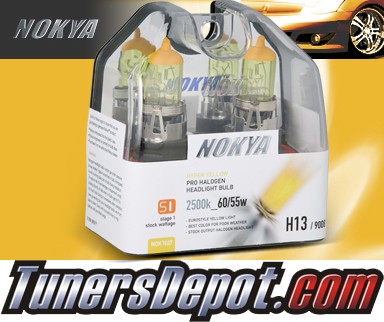 NOKYA® Arctic Yellow Bulbs - Universal H13 (60/65W)