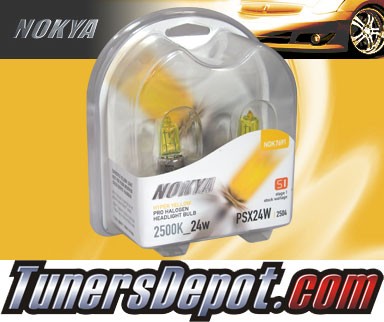 NOKYA® Arctic Yellow Bulbs - Universal PSX24W (24W)