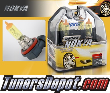 NOKYA® Arctic Yellow Fog Light Bulbs - 2012 Nissan Versa (H8)