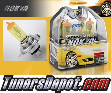NOKYA® Arctic Yellow Headlight Bulbs  - 01-06 Mazda Tribute (H4/HB2/9003)