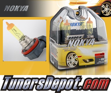 NOKYA® Arctic Yellow Headlight Bulbs (Low Beam) - 05-06 Chevy Corvette (H11)