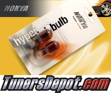 NOKYA® Hyper Amber Rear Sidemarker Light Bulbs - 2009 Hyundai Accent 3dr Hatchback