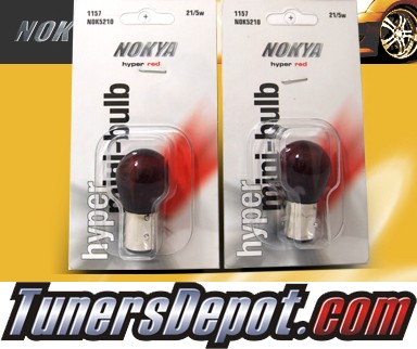 NOKYA® Hyper Red Rear Sidemarker Light Bulbs - 2009 Mercedes-Benz CLK350 C209/A209 