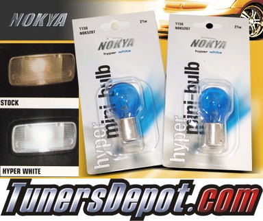 NOKYA® Hyper White Rear Turn Signal Light Bulbs - 2009 VW Volkswagen Golf GTI
