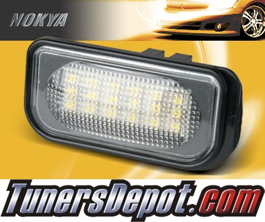 NOKYA LED Rear License Plate Lamps - 01-05 Mercedes Benz C240 4dr Sedan W203