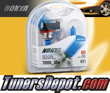 NOKYA® STAGE I Arctic White Bulbs - Universal H11 (Low Watt)
