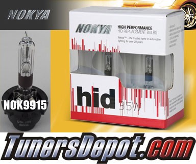 NOKYA® Stock OEM HID Replacement D2R Bulbs (6000K Super White) - Universal (Pair)