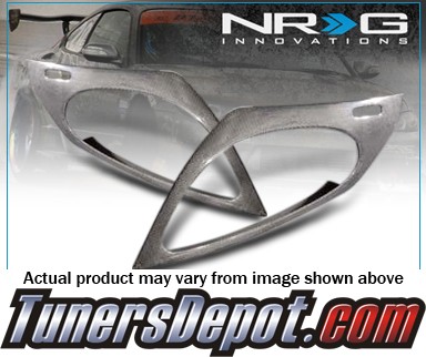 NRG® Headlight Cover - 03-06 Nissan 350Z (Carbon Fiber)