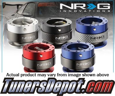 NRG® Steering Wheel Quick Release (Gen 2) - Black / CF (6 Bolt)