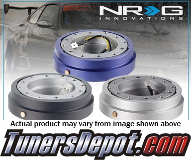 NRG® Steering Wheel Quick Release (Thin Version) - Blue (6 Bolt)