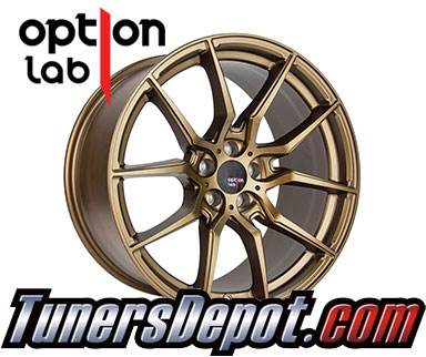 Option Lab Wheels R716 (Set of 4) - Universal 18x9.5 Formula Bronze (5x114.3, ET+22)